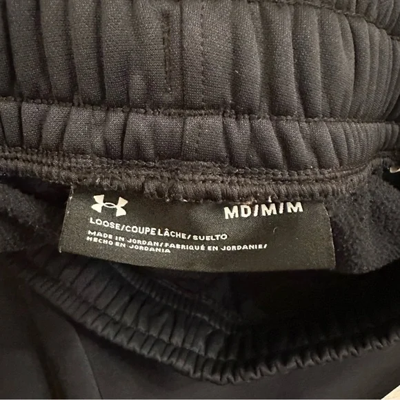 Under Armour Loose Black Sweatpants size Medium - Picture 2 of 5